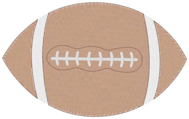 Picture of Football Machine Embroidery Design