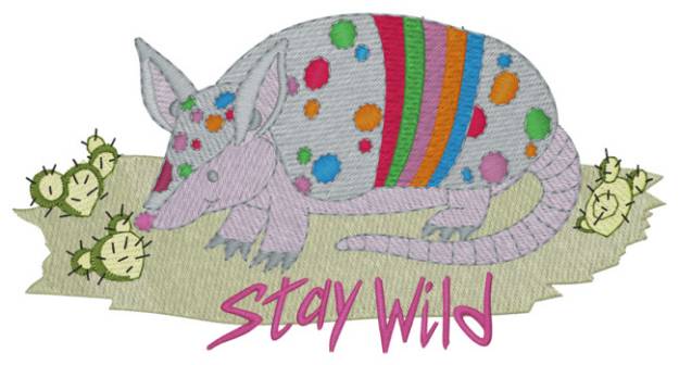 Picture of Stay Wild Machine Embroidery Design