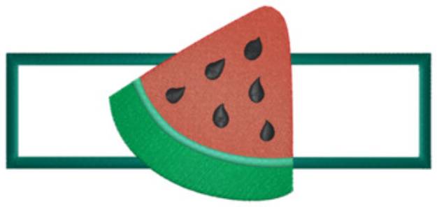 Picture of Watermelon Applique Machine Embroidery Design