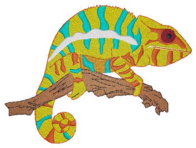 Picture of Chameleon Machine Embroidery Design