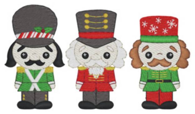 Picture of Nutcrackers Border Machine Embroidery Design