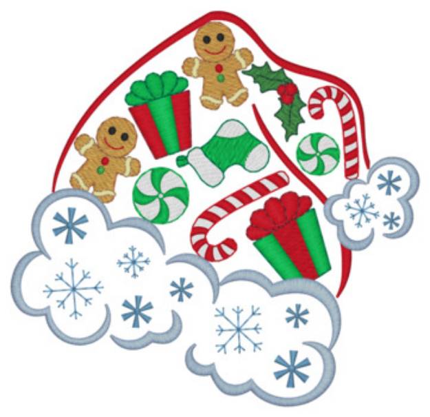 Picture of Santa Hat Machine Embroidery Design