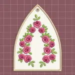 Picture of Quilted Rose Gift Bag/doorstop Embroidery Project Pack