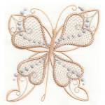 Picture of Fancy Butterflies Embroidery Project Pack