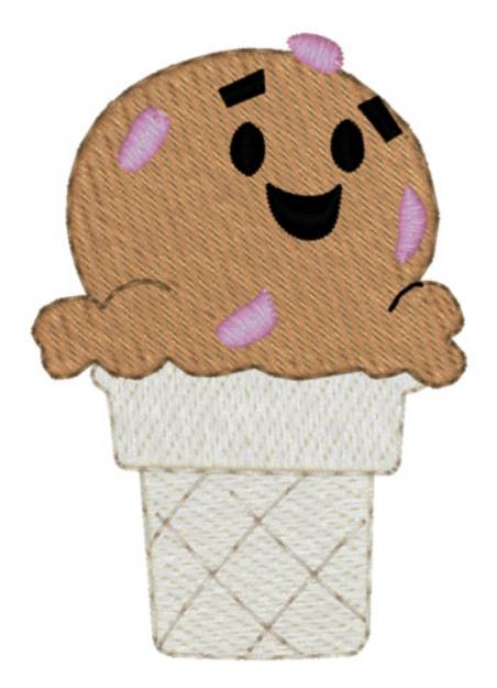 Picture of Small Ice Cream Machine Embroidery Design