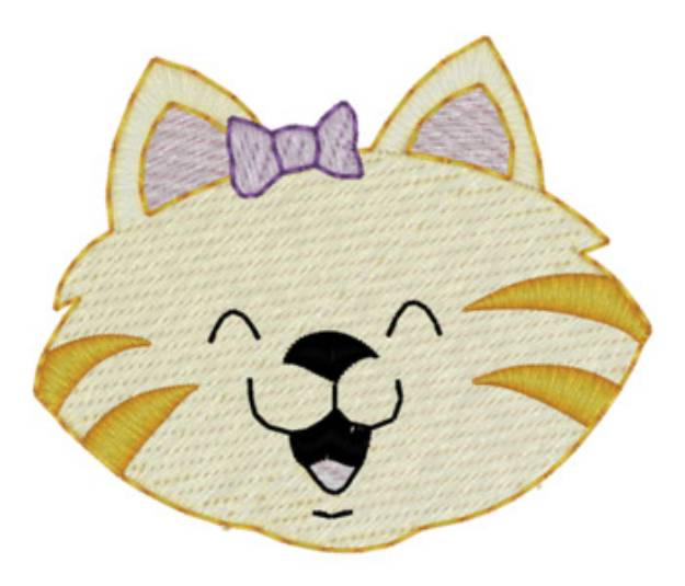 Picture of Small Cat Machine Embroidery Design