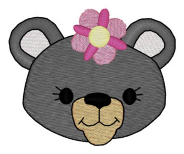 Picture of Small Bear Machine Embroidery Design