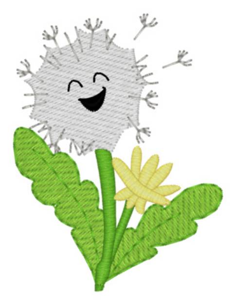 Picture of Small Dandilion Machine Embroidery Design