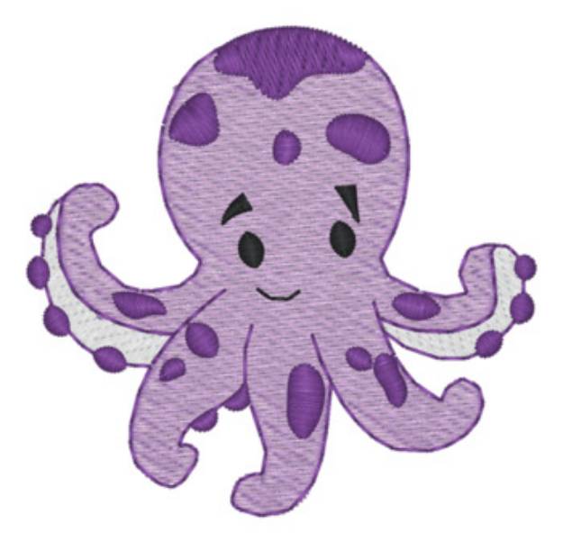 Picture of Small Octopus Machine Embroidery Design