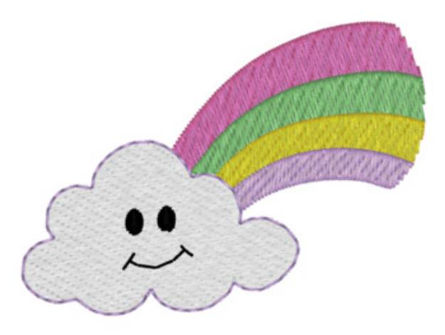 Picture of Small Rainbow Machine Embroidery Design