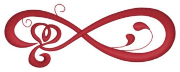 Picture of Infinity Symbol Machine Embroidery Design