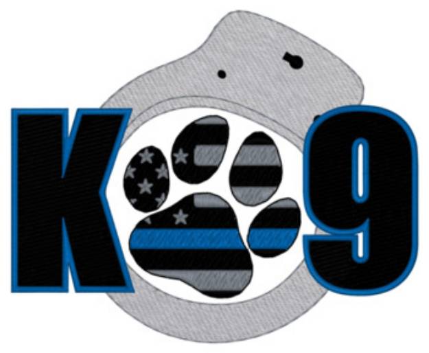 Picture of K-9 Unit Machine Embroidery Design