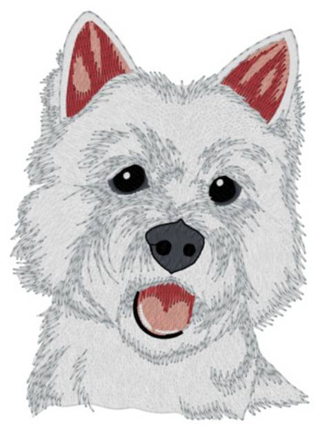 Picture of West Highland Terrier Machine Embroidery Design