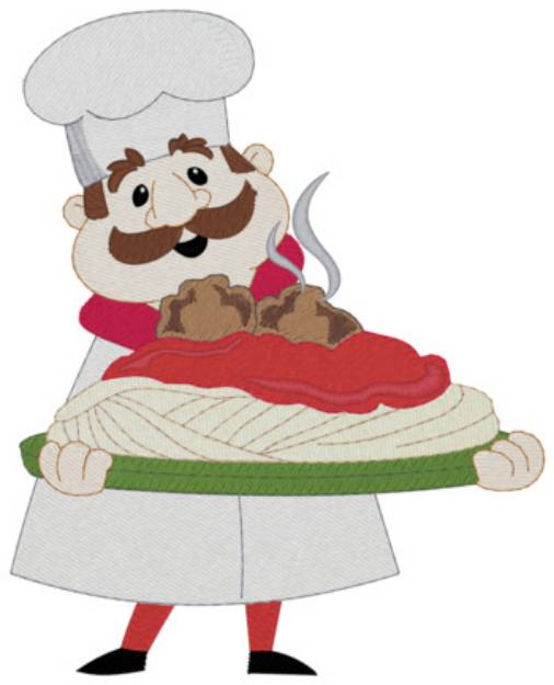 Picture of Chef Machine Embroidery Design