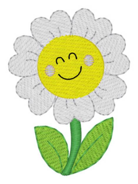 Picture of Small Daisy Machine Embroidery Design