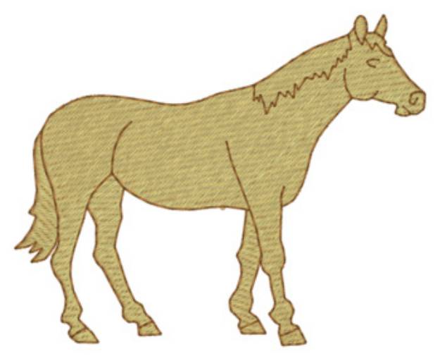 Picture of Sm. Horse Machine Embroidery Design