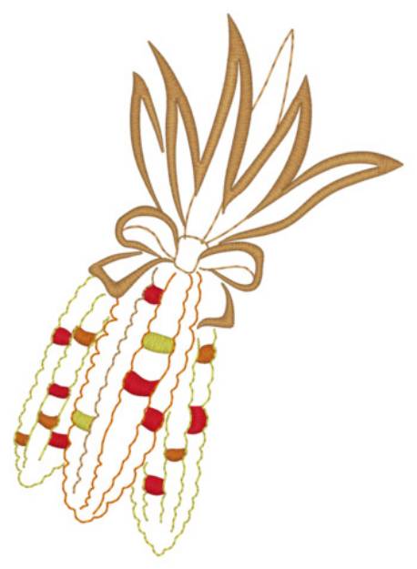 Picture of Indian Corn Machine Embroidery Design