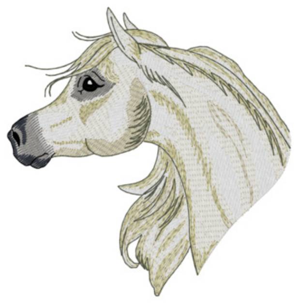 Picture of Arabian Head Machine Embroidery Design