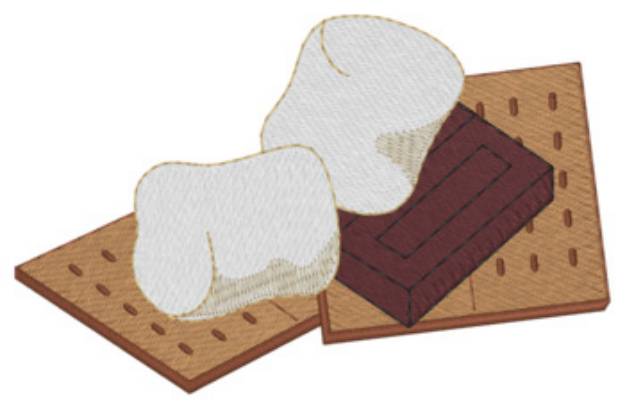 Picture of Smores Machine Embroidery Design