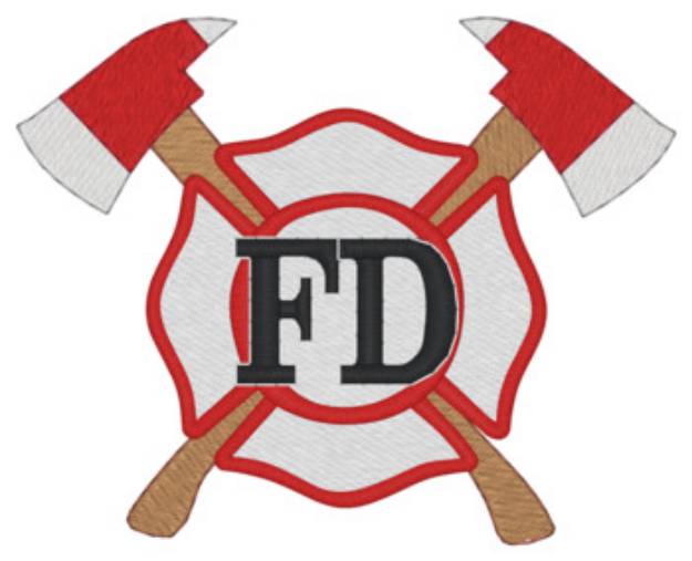 Picture of Fire Machine Embroidery Design