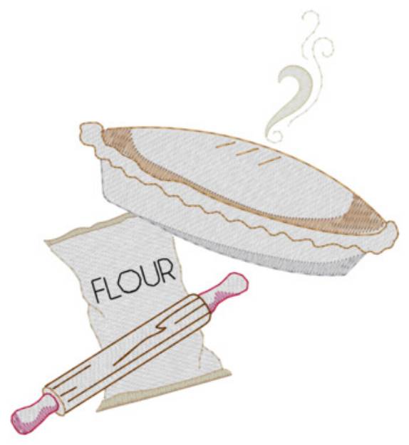 Picture of Pie Machine Embroidery Design