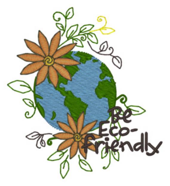 Picture of Be Eco-friendly Machine Embroidery Design