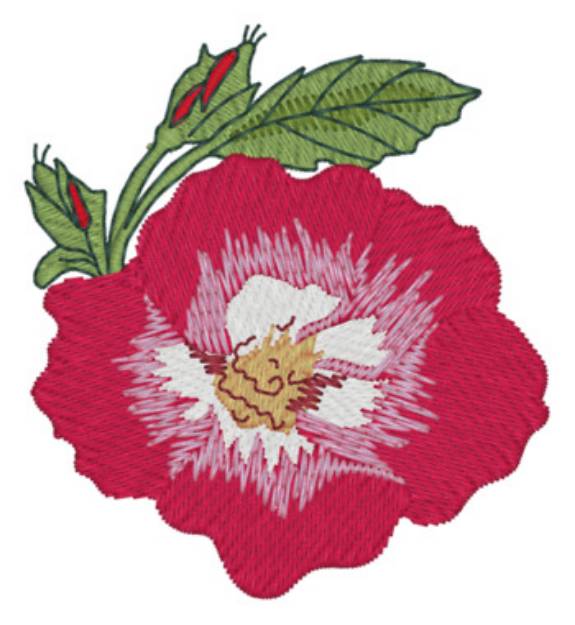 Picture of Rose Machine Embroidery Design