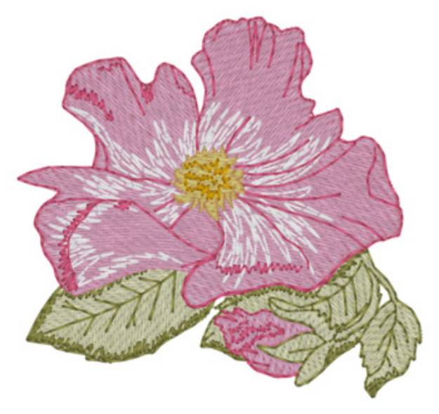 Picture of Bess Rose Machine Embroidery Design