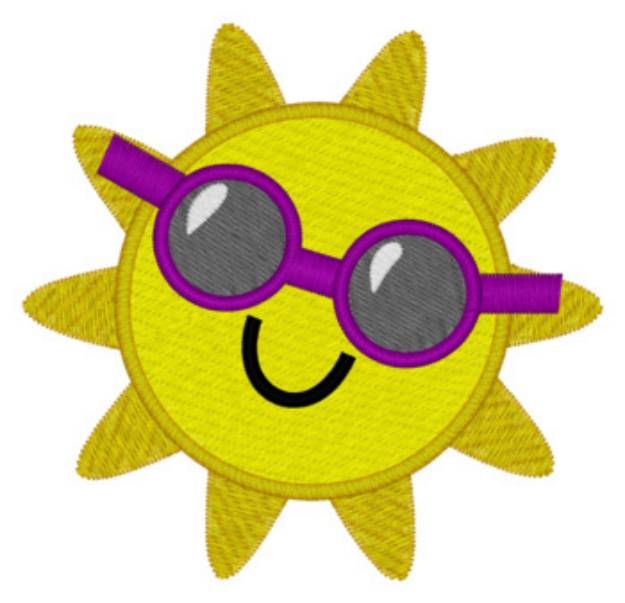 Picture of Sun Machine Embroidery Design