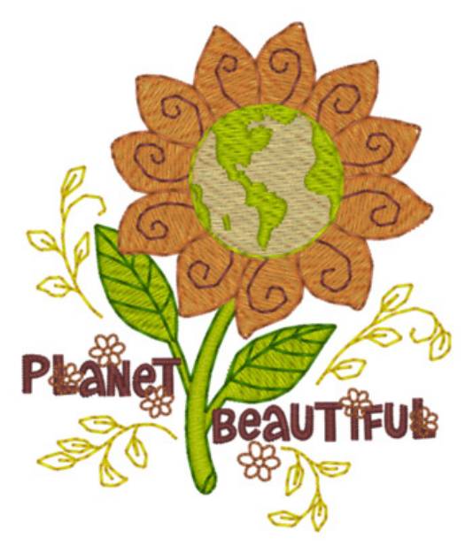 Picture of Sm Planet Beautiful Machine Embroidery Design