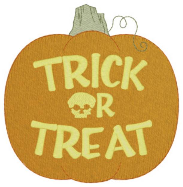 Picture of Trick Or Treat Machine Embroidery Design