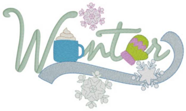 Picture of Winter Machine Embroidery Design