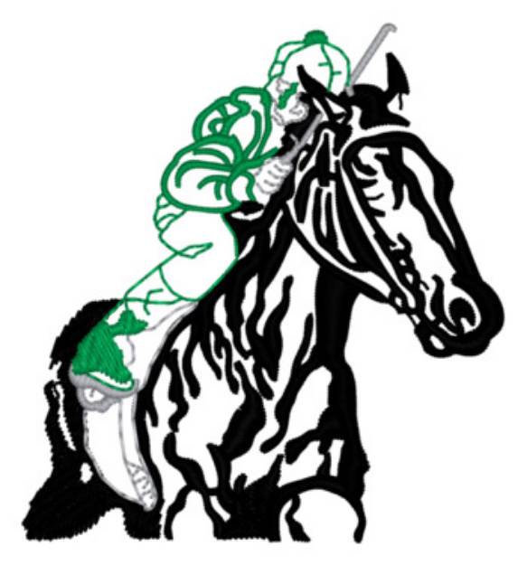 Picture of Race Horse Machine Embroidery Design