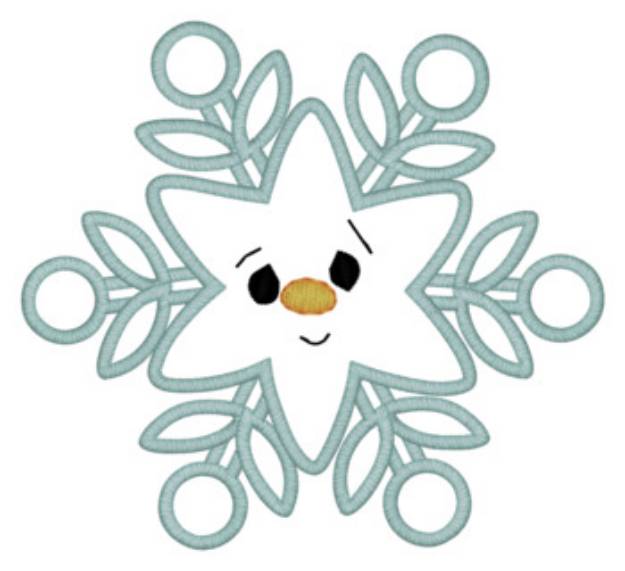 Picture of Sm. Snowflake Machine Embroidery Design