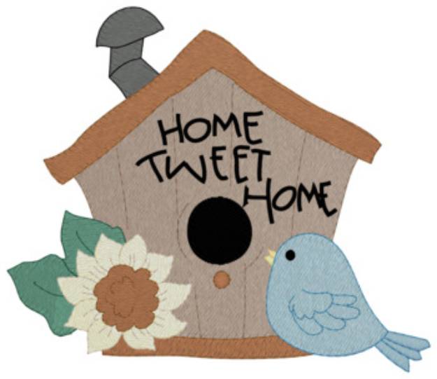 Picture of Home Tweet Home Machine Embroidery Design