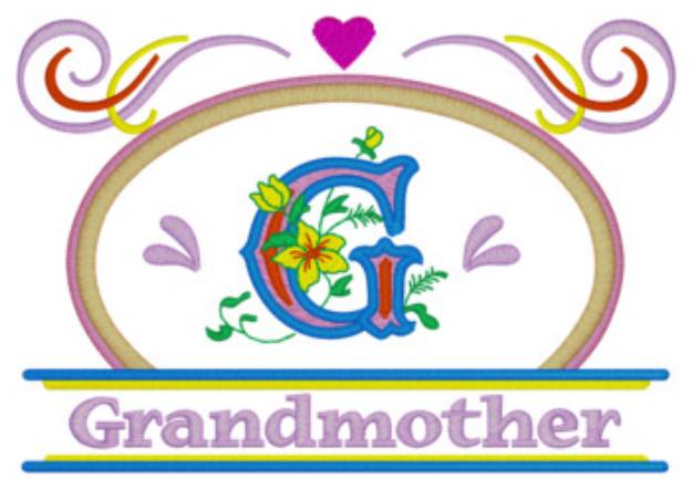 Picture of Grandmother Machine Embroidery Design