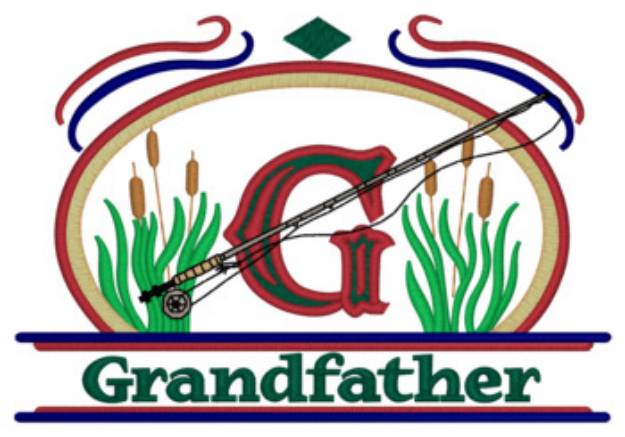 Picture of Grandfather Machine Embroidery Design