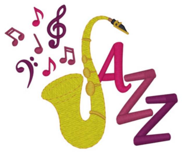 Picture of Jazz Machine Embroidery Design