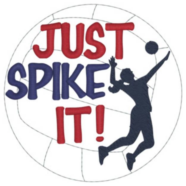 Picture of Just Spike It! Machine Embroidery Design