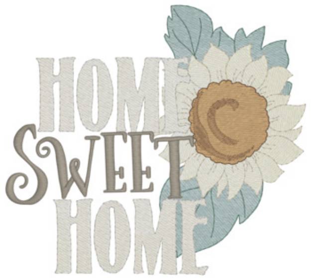 Picture of Home Sweet Home Machine Embroidery Design