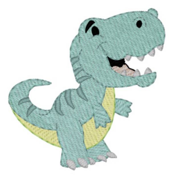 Picture of Small T-rex Machine Embroidery Design