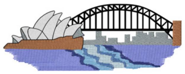 Picture of Bridge Machine Embroidery Design