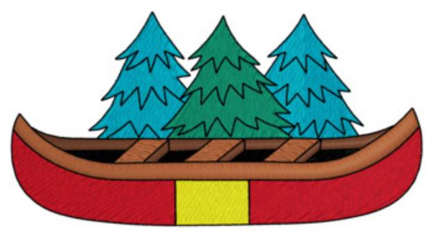 Picture of Canoe Machine Embroidery Design