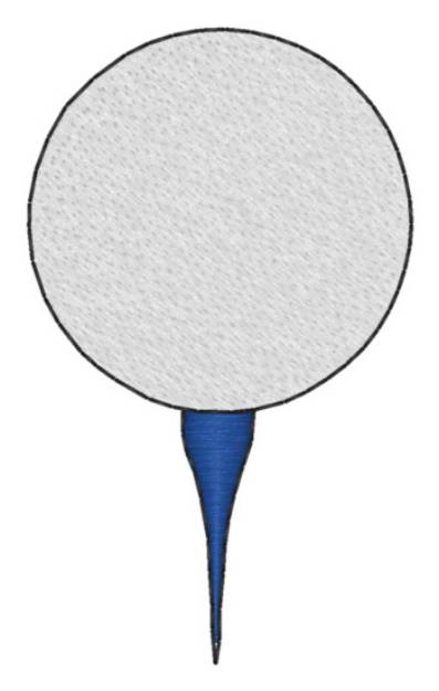 Picture of Golf Ball/tee Machine Embroidery Design