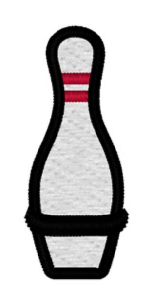 Picture of Sm. Bowling Pin Machine Embroidery Design