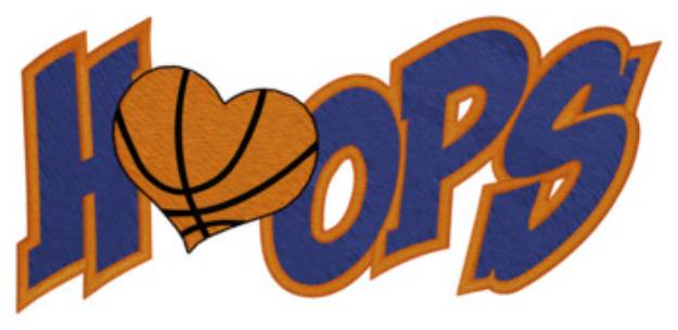 Picture of Hoops Machine Embroidery Design