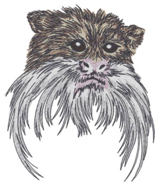 Picture of Emeror Tamarin Hd Machine Embroidery Design