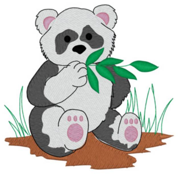 Picture of Panda Machine Embroidery Design