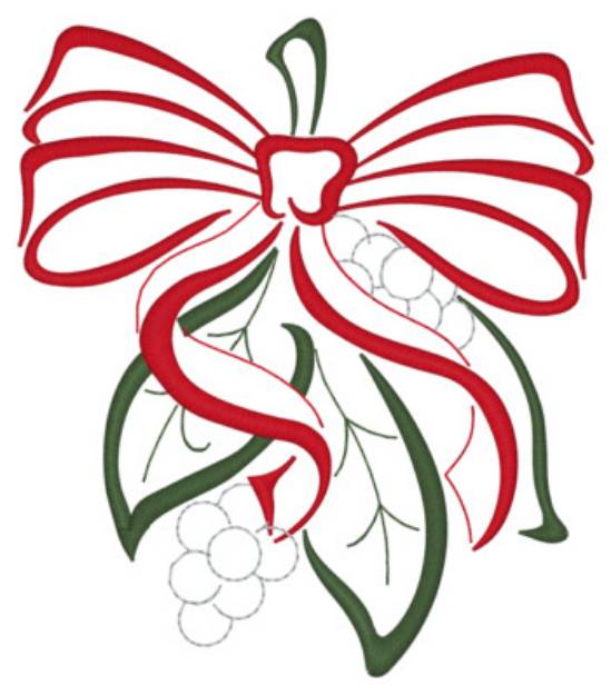 Picture of Mistletoe Machine Embroidery Design