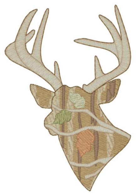 Picture of Camouflage Deer Lc Machine Embroidery Design